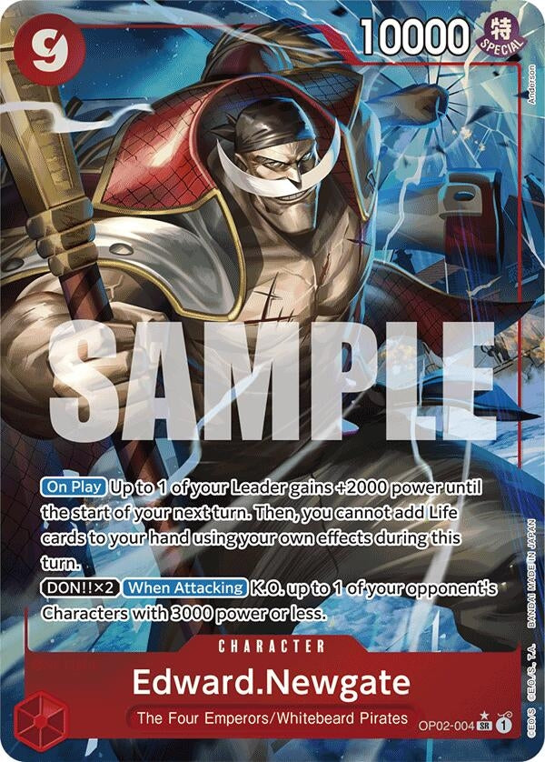 Image for Edward.Newgate (OP02-004) (Alternate Art) (OP02-004) (PRB-01) - One Piece Card Game