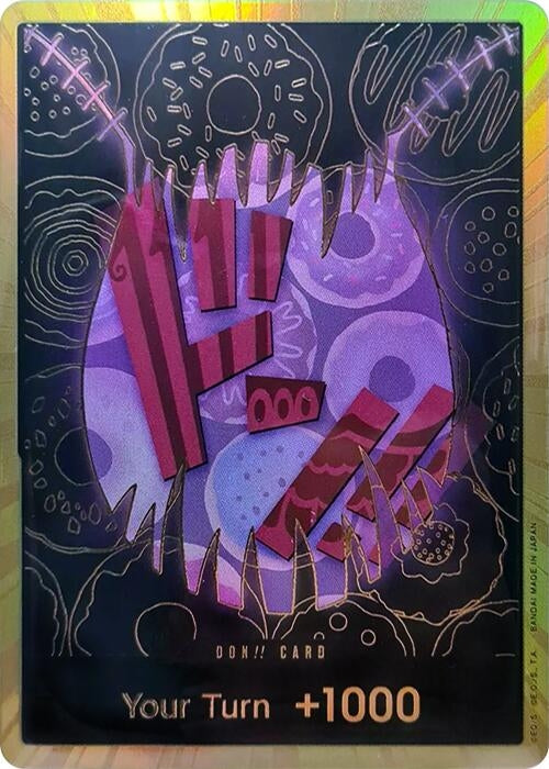 Image for DON!! Card (Katakuri) (Gold) (PRB-01) - One Piece Card Game