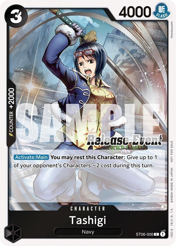 Image for Tashigi (ST15 - ST20 Release Event Winner Pack) (ST06-006) (OP-PR) - One Piece Card Game