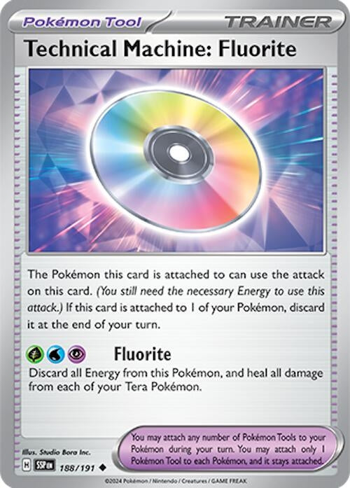 Image for Technical Machine: Fluorite (188/191) (SSP) - Pokemon