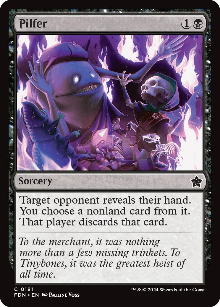 Image for Pilfer (181) (FDN) - Magic: The Gathering