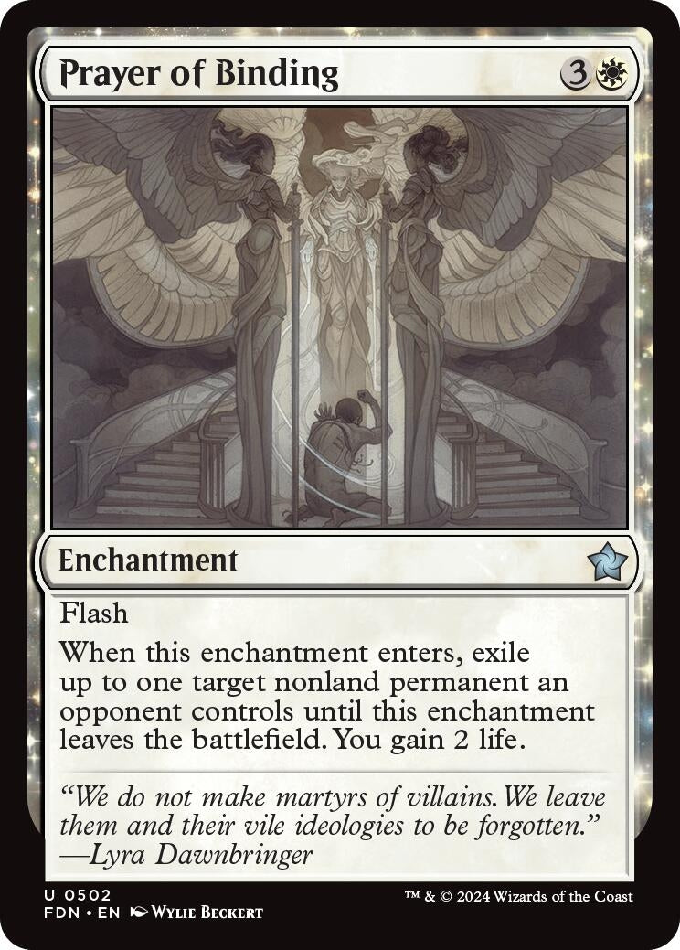 Image for Prayer of Binding (502) (FDN) - Magic: The Gathering