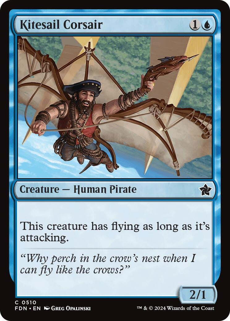 Image for Kitesail Corsair (510) (FDN) - Magic: The Gathering