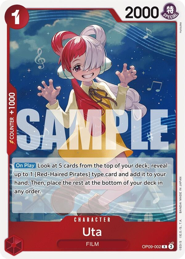 Image for Uta (OP09-002) (OP09) - One Piece Card Game