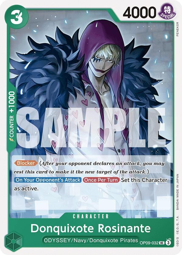Image for Donquixote Rosinante (032) (OP09-032) (OP09) - One Piece Card Game