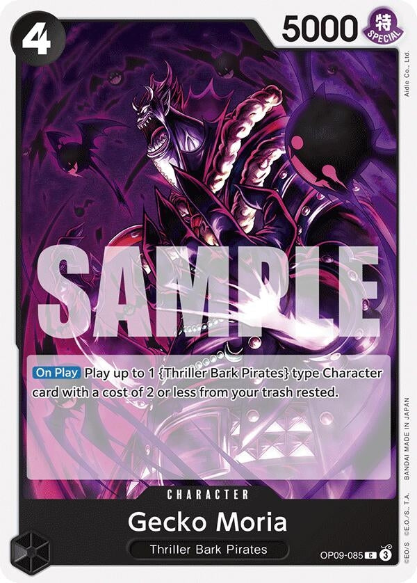 Image for Gecko Moria (OP09-085) (OP09) - One Piece Card Game