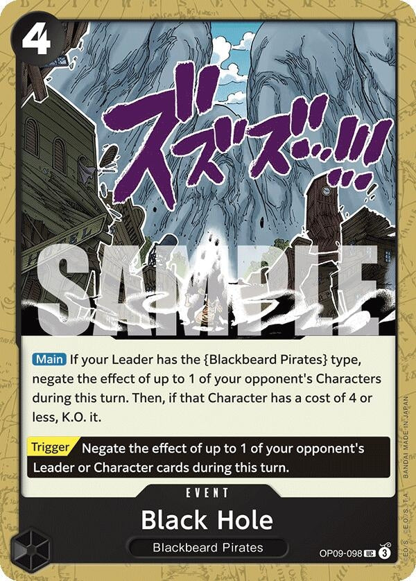Image for Black Hole (OP09-098) (OP09) - One Piece Card Game