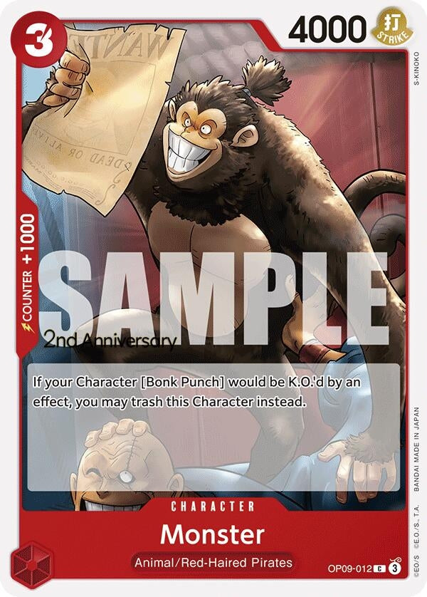 Image for Monster (OP09-012) (OP09 ANN) - One Piece Card Game