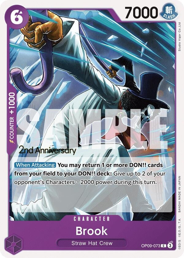 Image for Brook (073) (OP09-073) (OP09 ANN) - One Piece Card Game