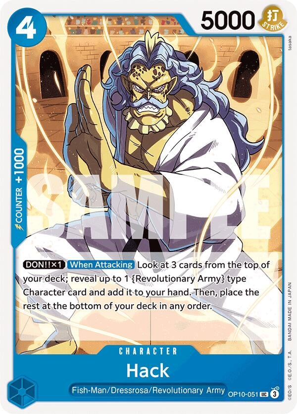 Image for Hack (OP10-051) (OP10) - One Piece Card Game