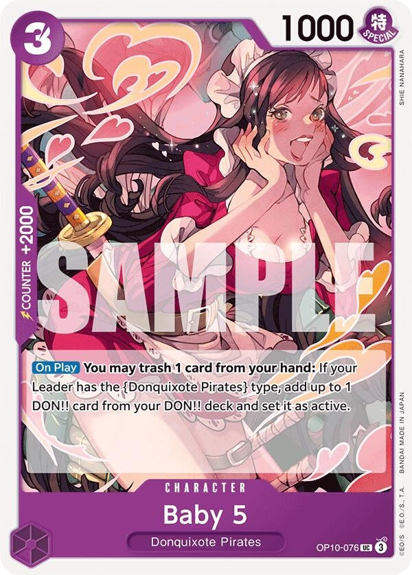 Image for Baby 5 (OP10-076) (OP10) - One Piece Card Game