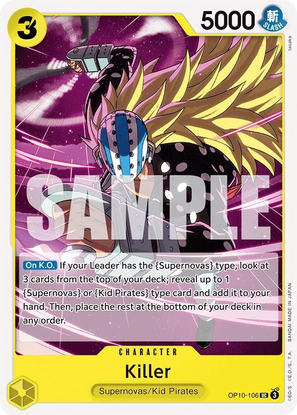 Image for Killer (OP10-106) (OP10) - One Piece Card Game