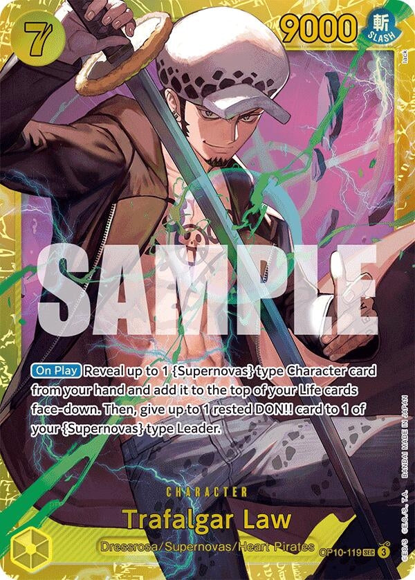 Image for Trafalgar Law (119) (OP10-119) (OP10) - One Piece Card Game