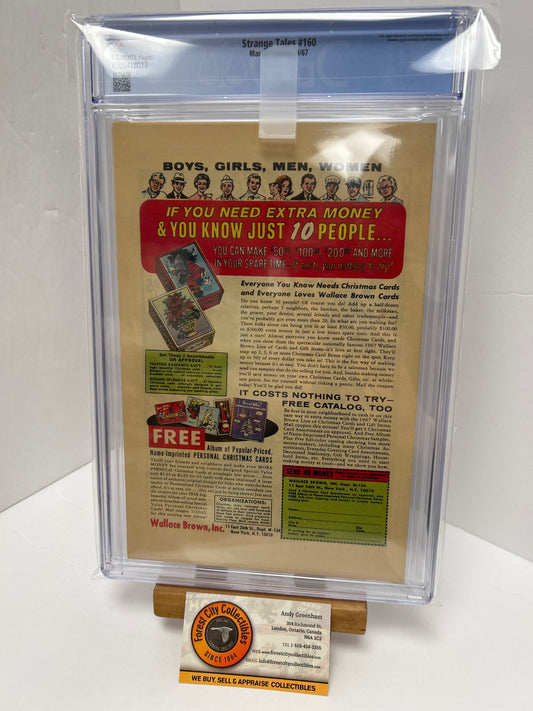 Strange Tales #160 (White Pages) {CGC 9.0}
