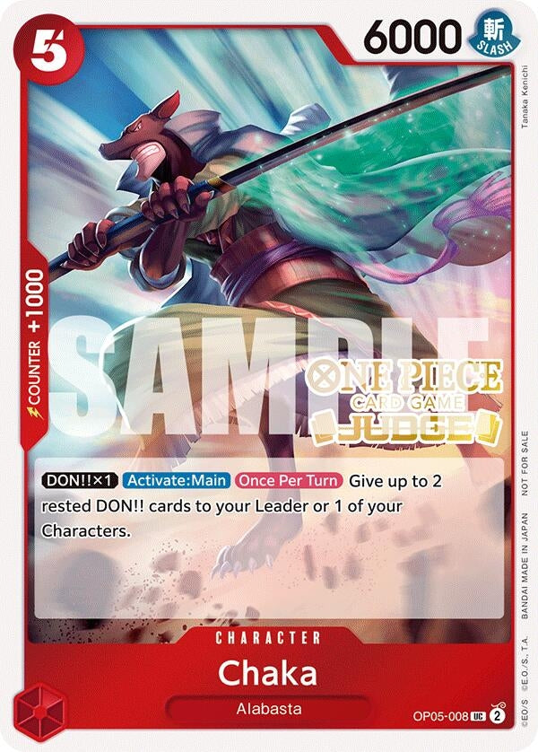 Image for Chaka (Judge Pack Vol. 5) (OP05-008) (OP-PR) - One Piece Card Game