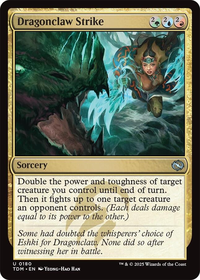 Image for Dragonclaw Strike (180) (TDM) - Magic: The Gathering