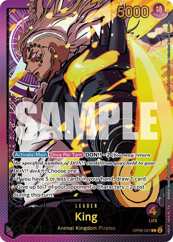 Image for King (SP) (OP08-057) (EB-02) - One Piece Card Game