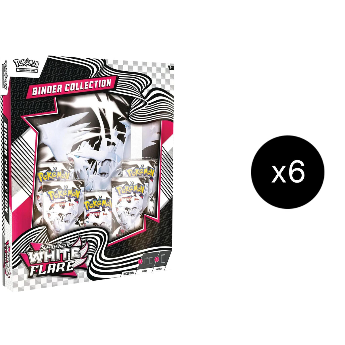 Image for White Flare Binder Collection Case - Pokemon