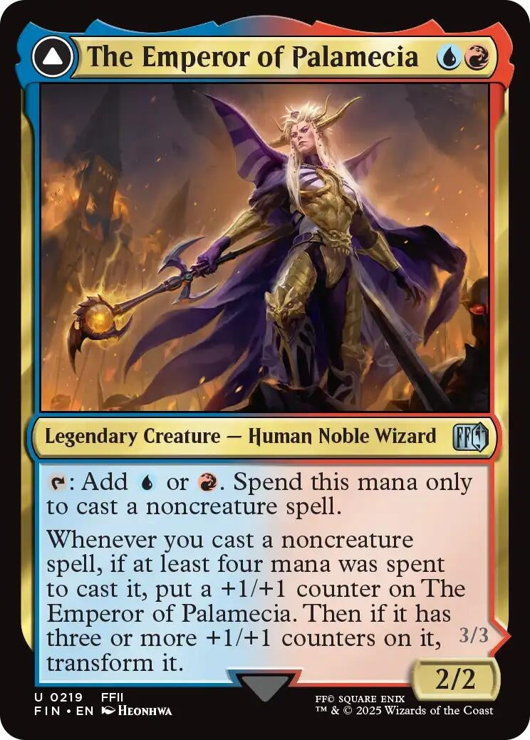 Image for The Emperor of Palamecia (219) (FIN) - Magic: The Gathering