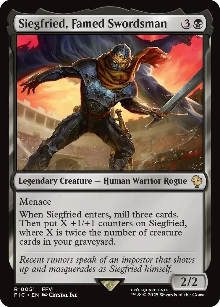 Image for Siegfried, Famed Swordsman (51) (FIC) - Magic: The Gathering
