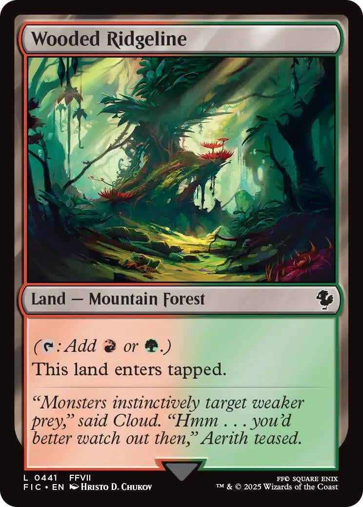 Image for Wooded Ridgeline (441) (FIC) - Magic: The Gathering