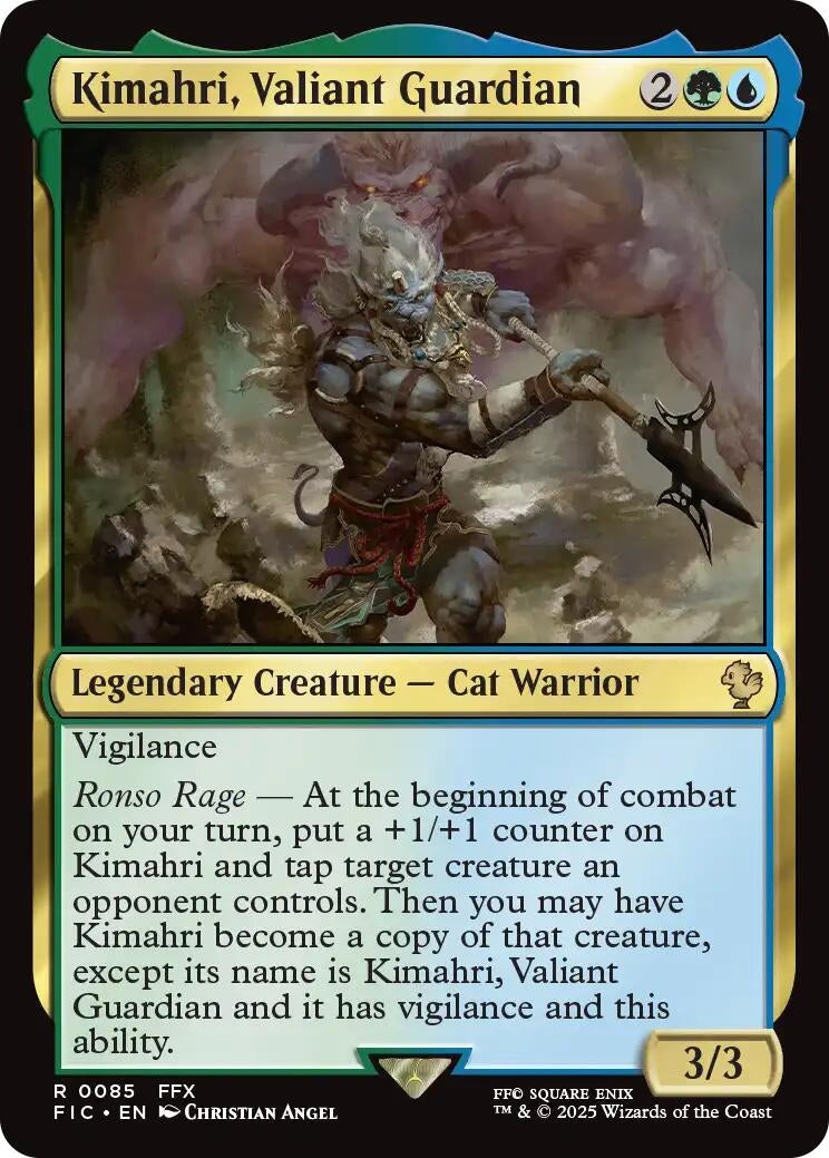 Image for Kimahri, Valiant Guardian (85) (FIC) - Magic: The Gathering