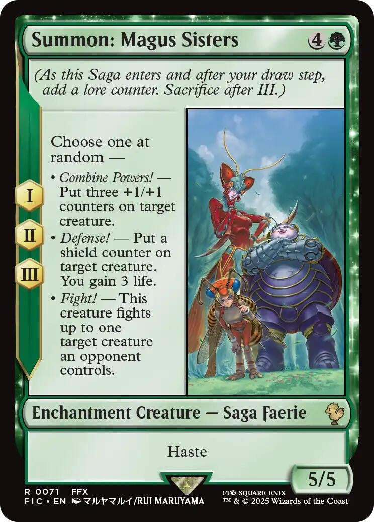 Image for Summon: Magus Sisters (71) (FIC) - Magic: The Gathering