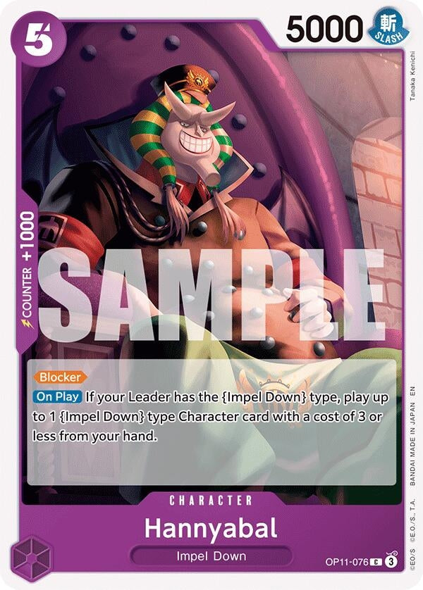 Image for Hannyabal (OP11-076) (OP11) - One Piece Card Game