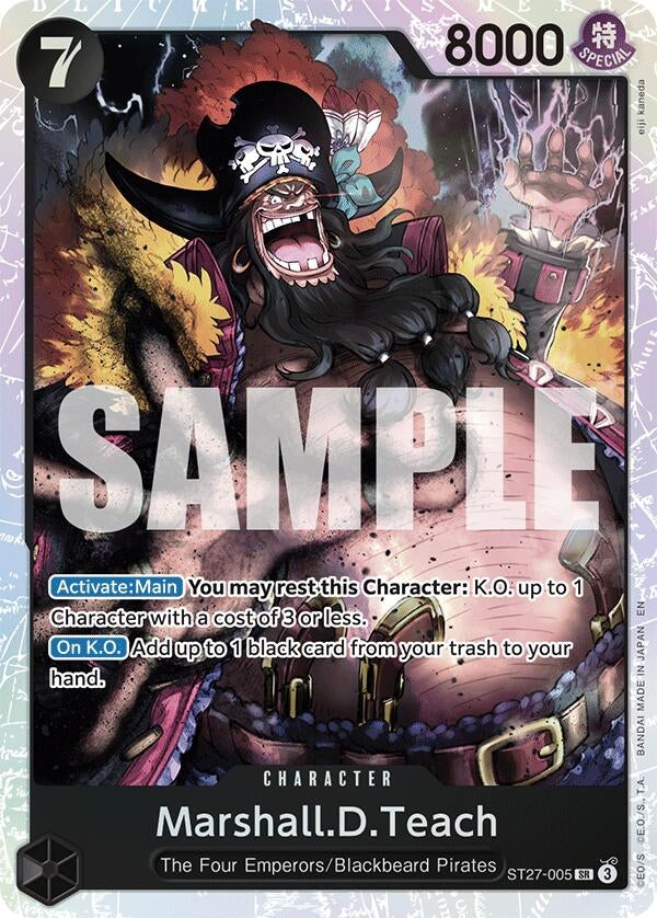 Image for Marshall.D.Teach (ST27-005) (ST27-005) (ST-27) - One Piece Card Game
