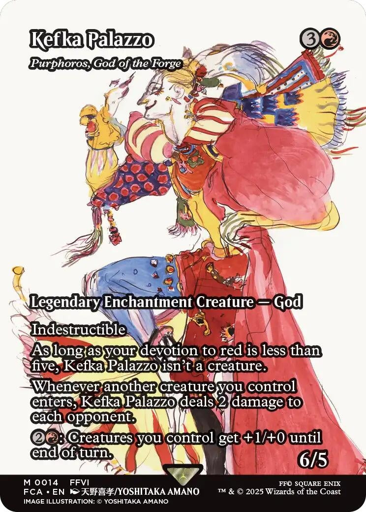 Image for Kefka Palazzo - Purphoros, God of the Forge (Showcase) (14) (FCA) - Magic: The Gathering