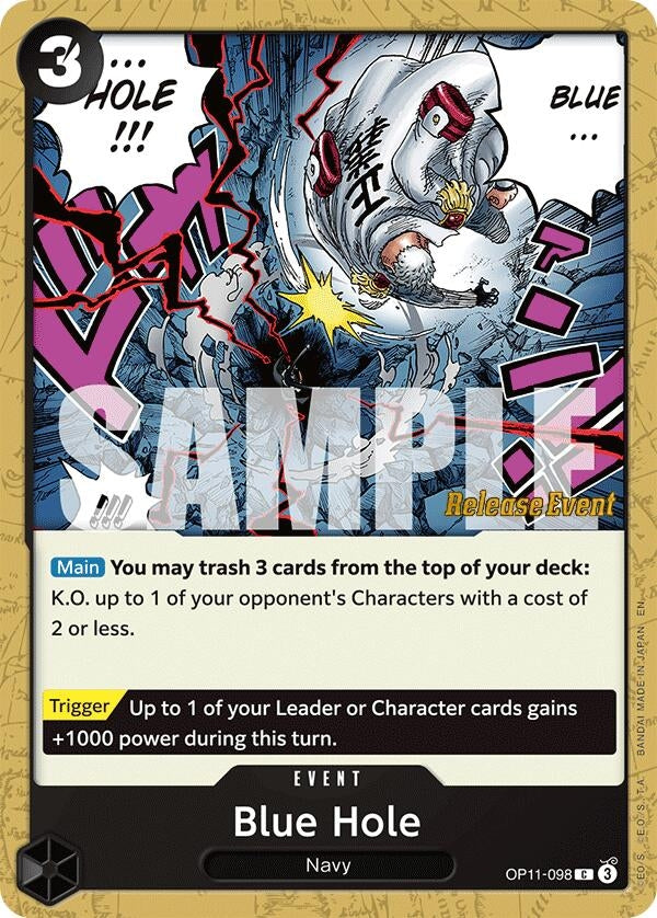 Image for Blue Hole (OP11-098) (OP11 RE) - One Piece Card Game