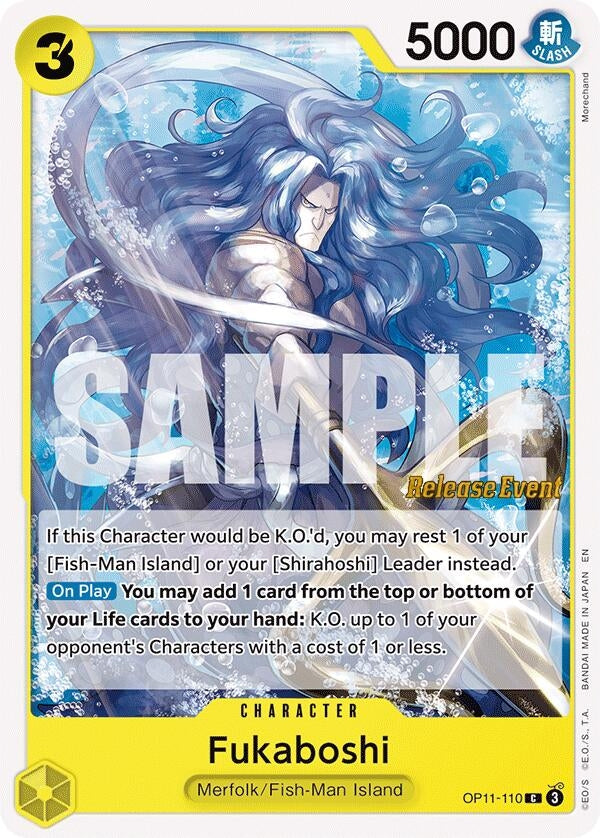 Image for Fukaboshi (OP11-110) (OP11 RE) - One Piece Card Game