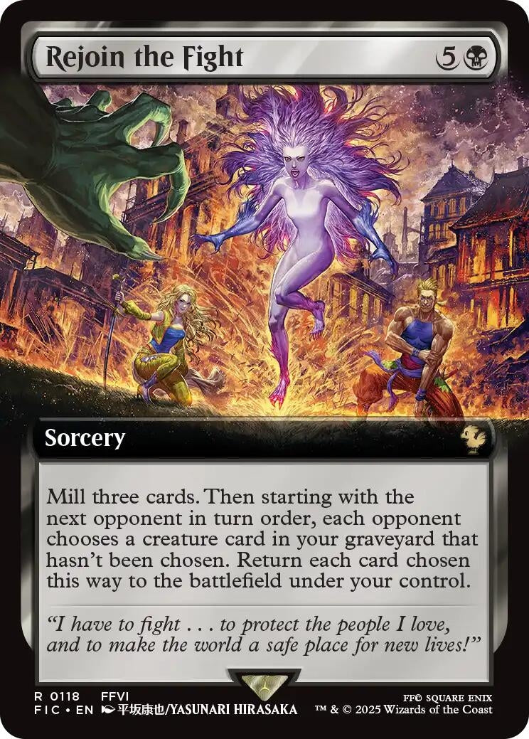 Image for Rejoin the Fight (Extended Art) (118) (FIC) - Magic: The Gathering