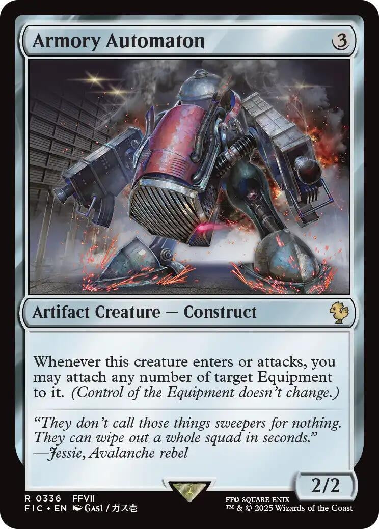 Image for Armory Automaton (Surge Foil) (336) (FIC) - Magic: The Gathering
