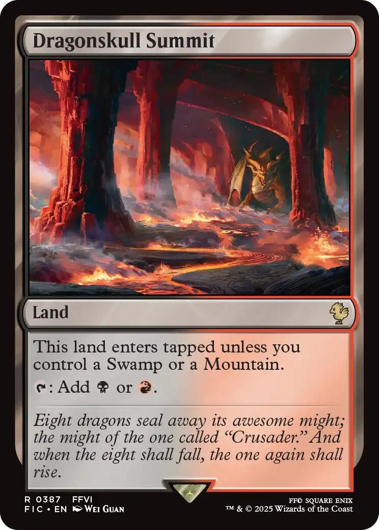 Image for Dragonskull Summit (Surge Foil) (387) (FIC) - Magic: The Gathering