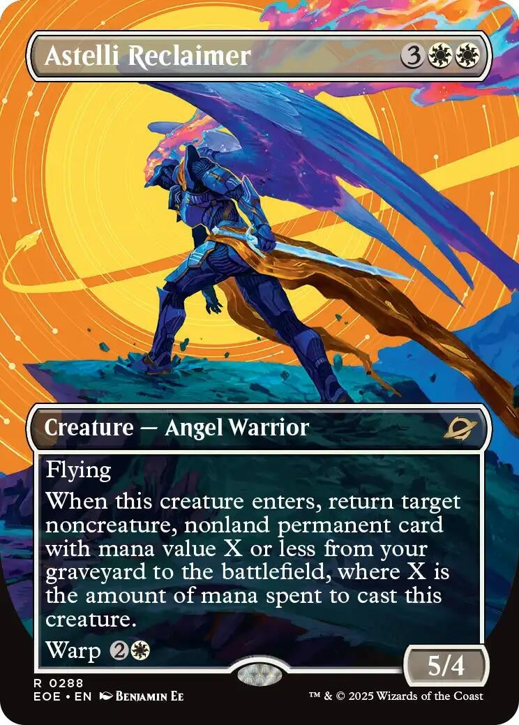 Image for Astelli Reclaimer (Borderless) (288) (EOE) - Magic: The Gathering