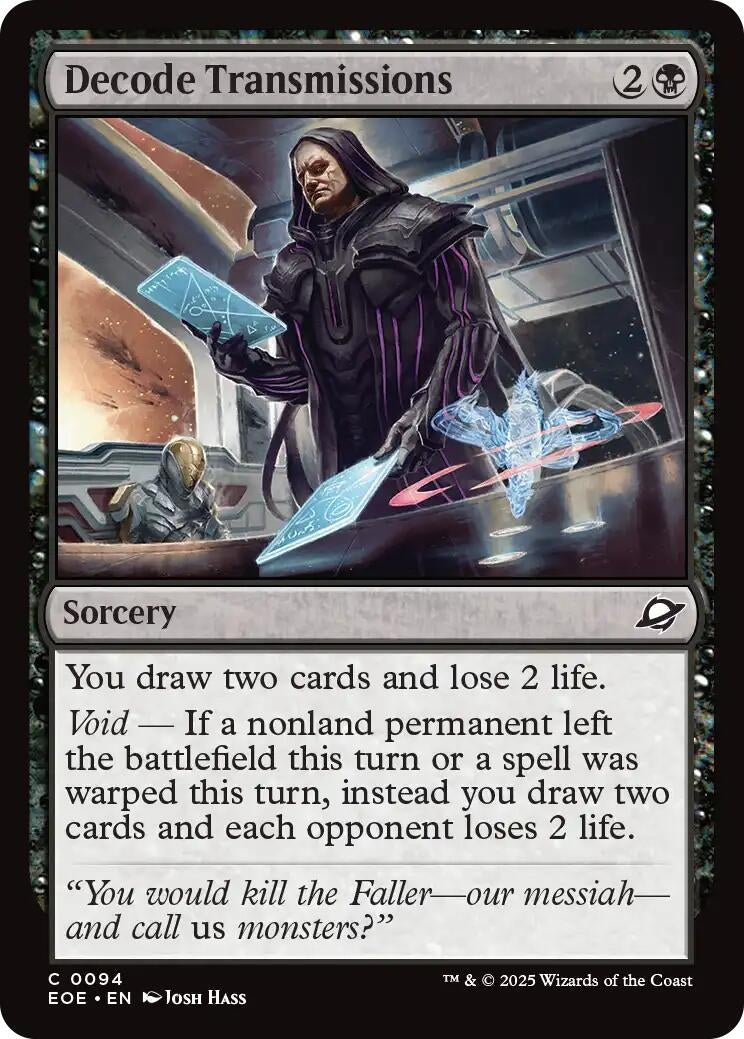 Image for Decode Transmissions (94) (EOE) - Magic: The Gathering