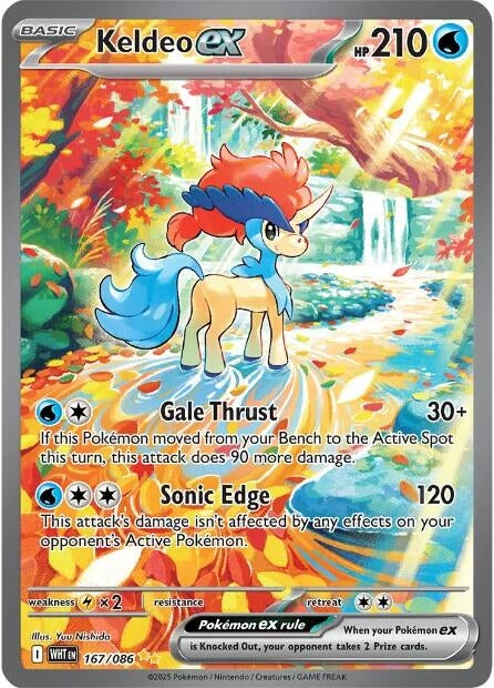 Image for Keldeo ex (167/086) (WHT) - Pokemon