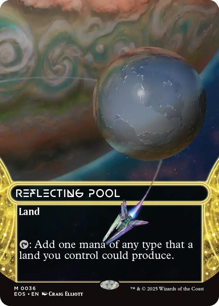 Image for Reflecting Pool (0036) (Borderless) (36) (EOS) - Magic: The Gathering