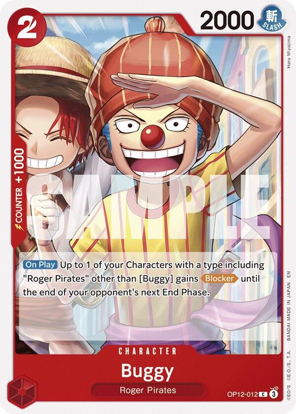 Image for Buggy (012) (OP12-012) (OP12) - One Piece Card Game