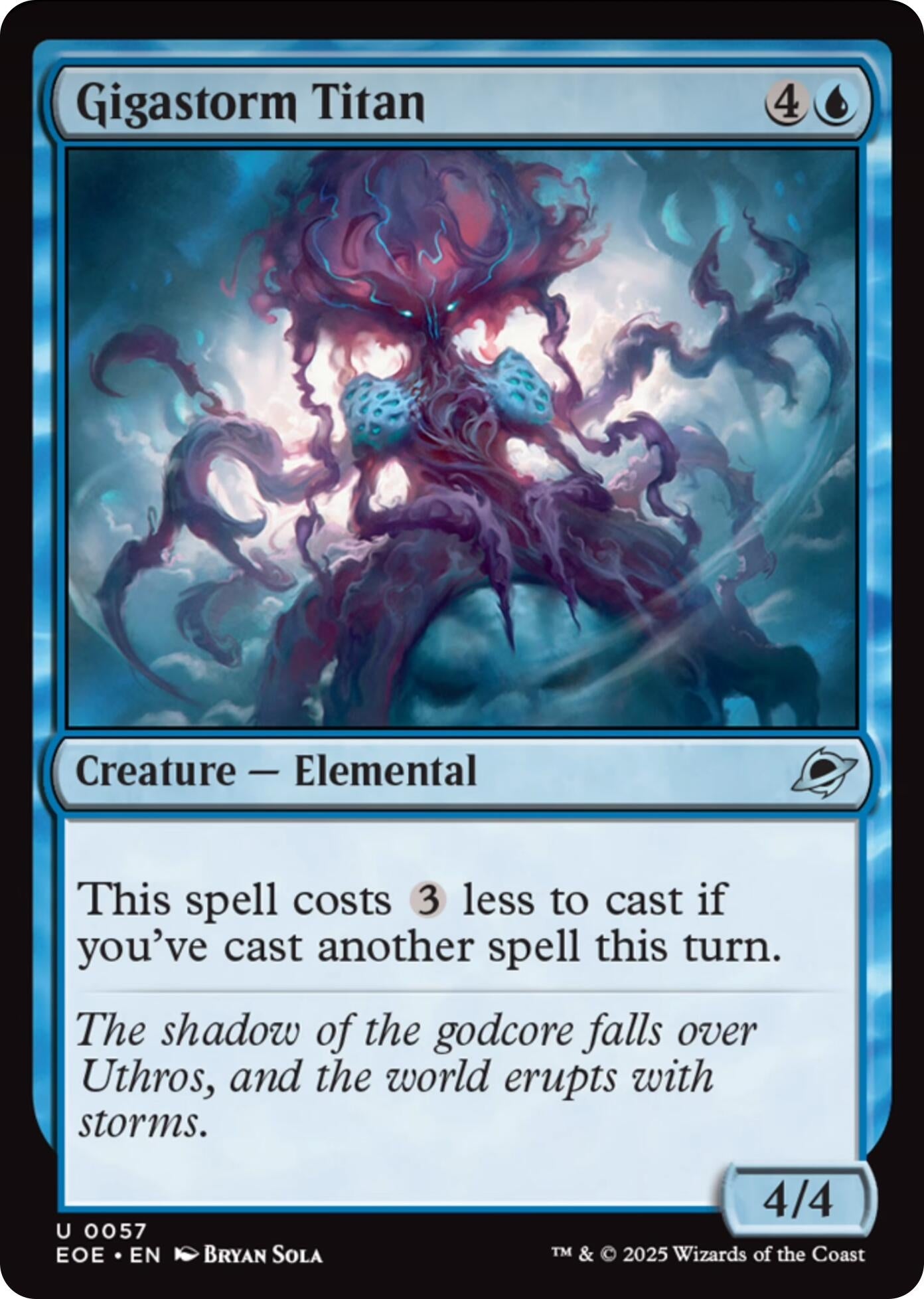 Image for Gigastorm Titan (57) (EOE) - Magic: The Gathering