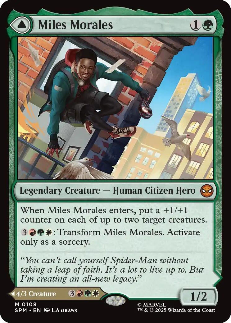 Image for Miles Morales (108) (SPM) - Magic: The Gathering