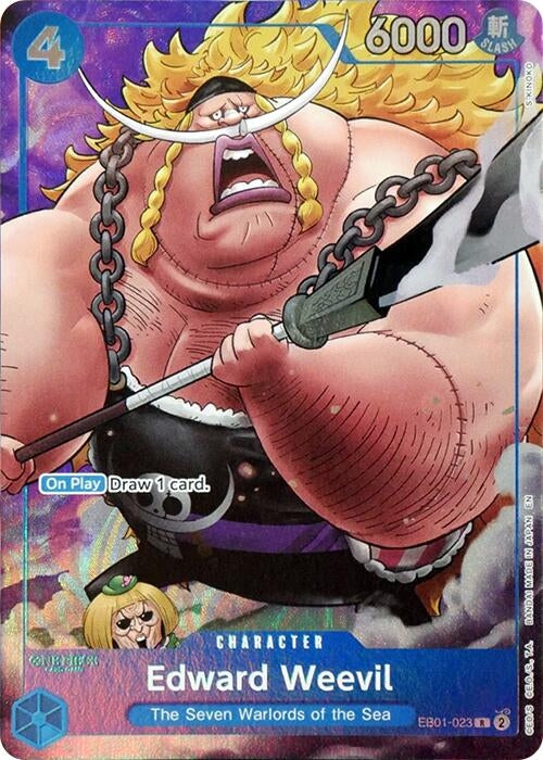 Image for Edward Weevil (Seven Warlords of the Sea Binder Set) (EB01-023) (OP-PR) - One Piece Card Game