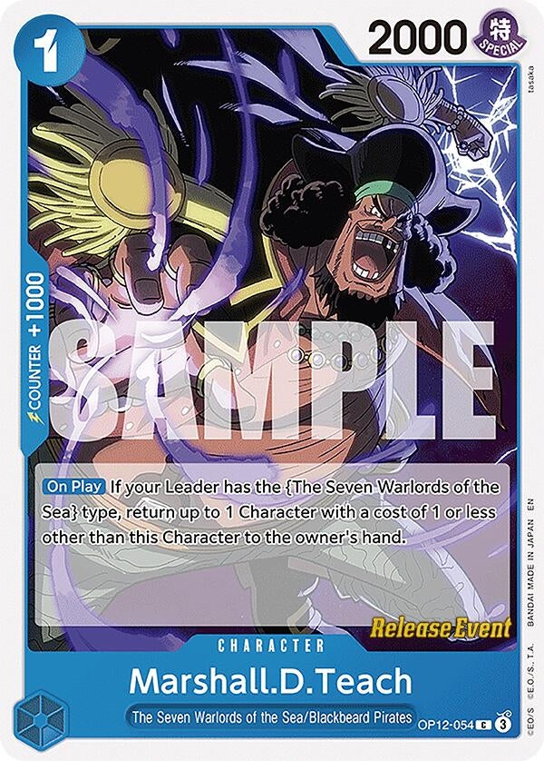 Image for Marshall.D.Teach (OP12-054) (OP12 RE) - One Piece Card Game