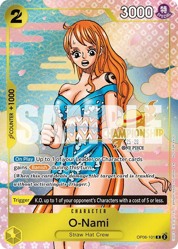 Image for O-Nami (CS 25-26 Event Pack) (OP06-101) (OP-PR) - One Piece Card Game