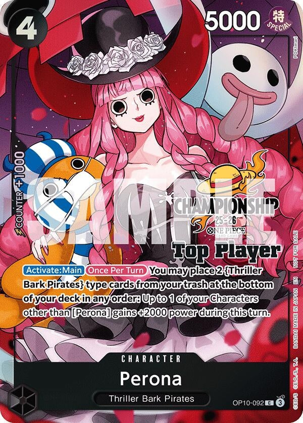 Image for Perona (CS 25-26 Top Player Pack) (OP10-092) (OP-PR) - One Piece Card Game