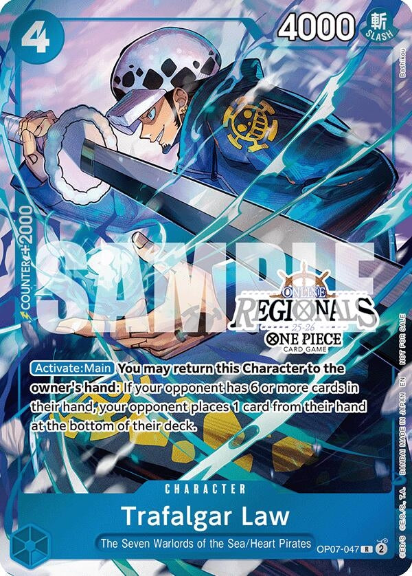 Image for Trafalgar Law (Online Regional Participation Pack 2025 Vol.2) (OP07-047) (OP-PR) - One Piece Card Game