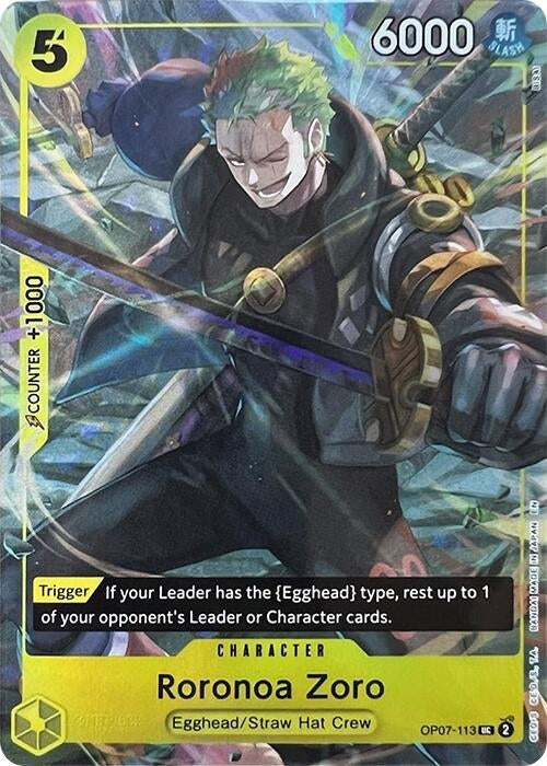 Image for Roronoa Zoro (Illustration Box Vol.3) (OP07-113) (OP-PR) - One Piece Card Game