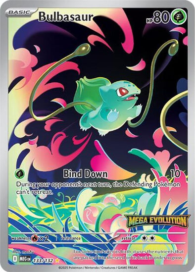 Bulbasaur - 133/132 - Promo (Mega Evolution Stamped)