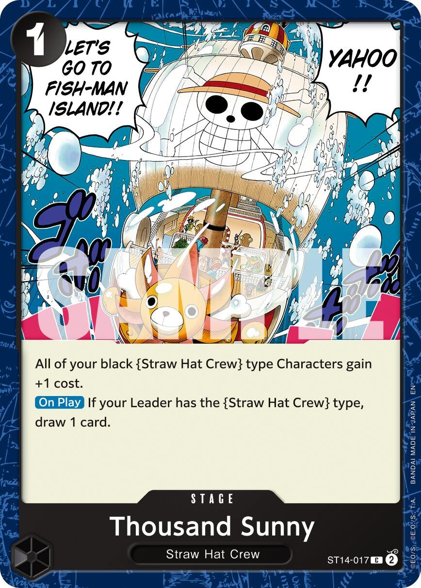 Image for Thousand Sunny (Reprint) (ST14-017) (PRB-02) - One Piece Card Game